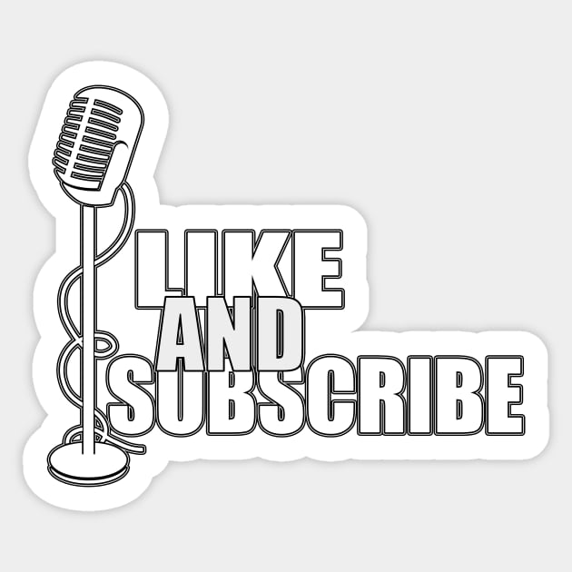 Like and Subscribe Sticker by MonkeyLogick
